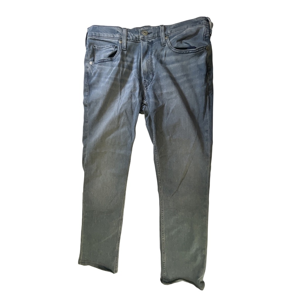 PAIGE Federal Slim Straight Jeans Mens 31 Faded Blue Transcend Stretch Denim‎